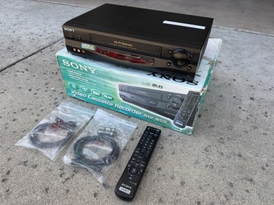 Sony SLV-N55 4-Head Hi-Fi Stereo VCR VHS Video Player Recorder in