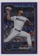 2024 Topps Chrome Update Purple Refractor 3/250 Roddery Munoz Muñoz #USC164 1fb7