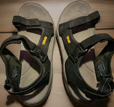 Teva 1006912 Holliway Black Strap Sports Sandals Men Size 12  display picture 3
