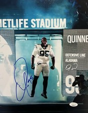 QUINNEN WILLIAMS SIGNED NEW YORK JETS 11X14 PHOTO JSA COA