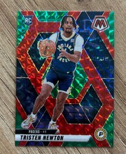 2024-25 Panini Mosaic Rookies Choice Red & Green Prizm Tristen Newton RC Pacers