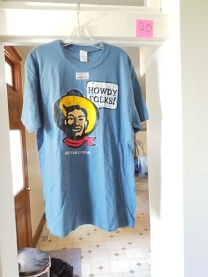 Men's Large State Fair of Texas Howdy Folks Shirt