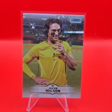 Topps 2025 Stadium Club Rookie #33 Jacob Wilson Athletics Baseball Card