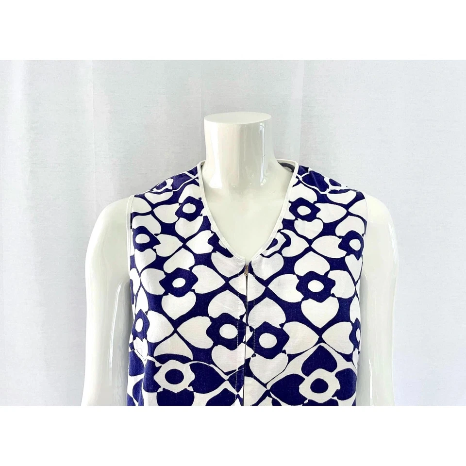 Abito a tubino floreale vintage anni 60, abito da cocktail party mod retrò, t... - Immagine 2 di 4