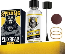 Professional Grade Shoe Glue Repair Adhesive, Heavy Duty Shoe Goo: Low Odor, No 