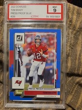 2022 Panini Donruss - Blue Press Proof #255 Tom Brady Gem Mint 9 Buccaneers