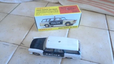 Dinky Toys Peugeot 404 break Police  1/43 - Photo 1/4