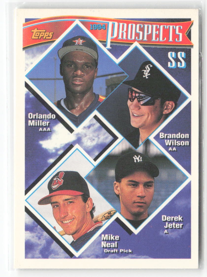 1994 Topps Bilingual #158 SS Prospects (Derek Jeter) HOT