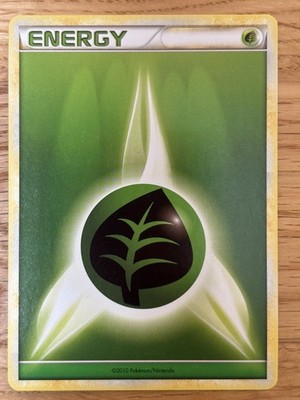 Pokémon Grass Energy Heartgold Soulsilver English HGSS 2010
