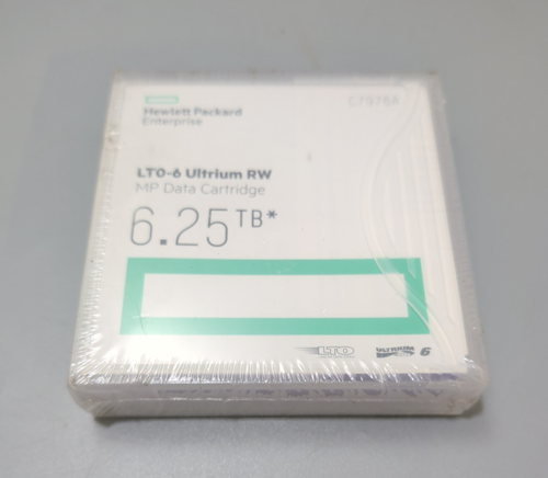 C7976A HP LTO-6 Ultrium RW tape media/MP data cartridge-6.25 TB * NEW * - Afbeelding 2 van 4