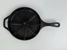 Vintage Lodge 8CB Cast Iron Wedge Cornbread Skillet 8 Slice Made In USA