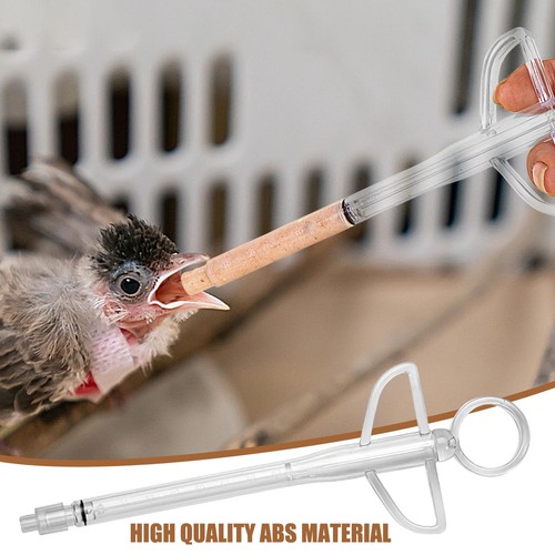Birds Hand Rearing Feeding Gavage Crop Needle Syringe-Medication ...