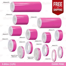 DARK PINK Roll PIN STRIPE Car Striping Line TAPE Decal Adhesive Vinyl Sticker