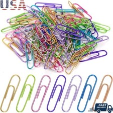 Jumbo Paper Clips 150pcs Assorted Colored Large Paper Clips Office School Use