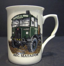 1 Mug AEC MATADOR TIMBER WAGON TRUCKFine Bone China Mug Cup Beaker