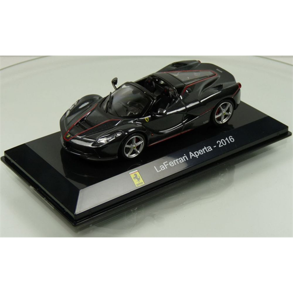 FERRARI LaFerrari APERTA 2016 (Black) - Model Scale 1:43