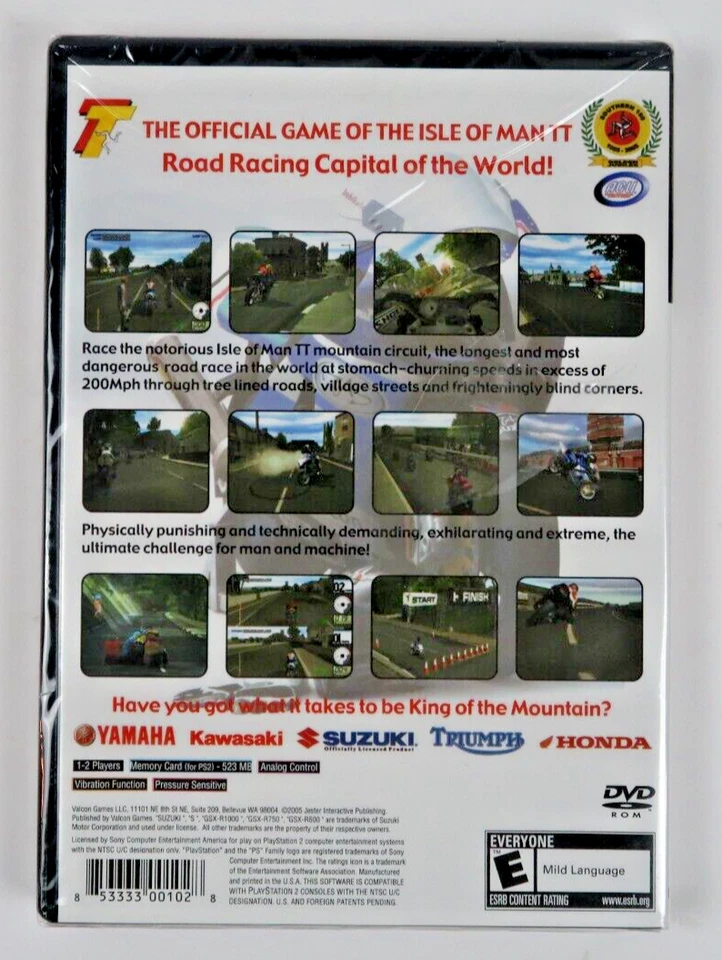 Suzuki TT Superbikes: Real Road Racing (Sony PlayStation 2, 2008) Brand New - Image 2 of 2