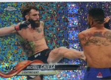 2018 Topps UFC Chrome MICHAEL CHIESA #9 DIAMOND HOT BOX REFRACTOR SP
