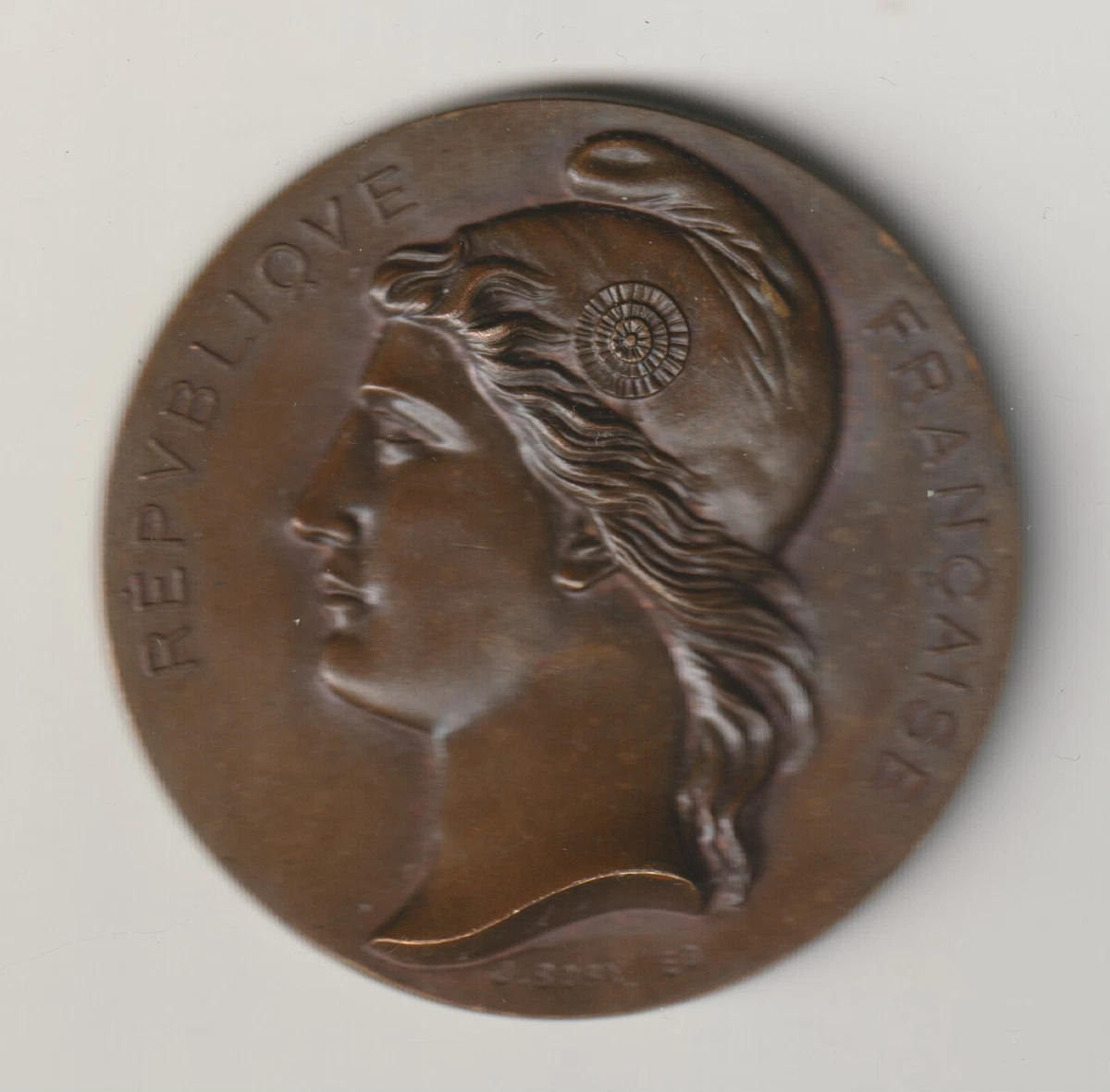 Médaille En Cuivre République Française 1882 – A. Bovy