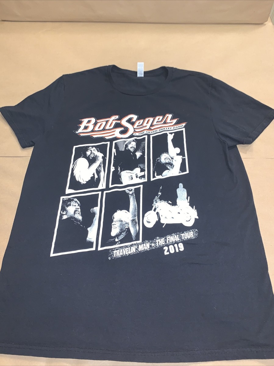 Bob Seger Travelin Man final tour 2019 Graphic Tee shirt men's