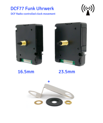 HEALLILY Funkuhrwerk 1Pc Quarz DIY Wanduhr Uhrwerk Uhrwerk