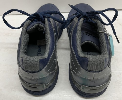 puma soft foam blue shoes