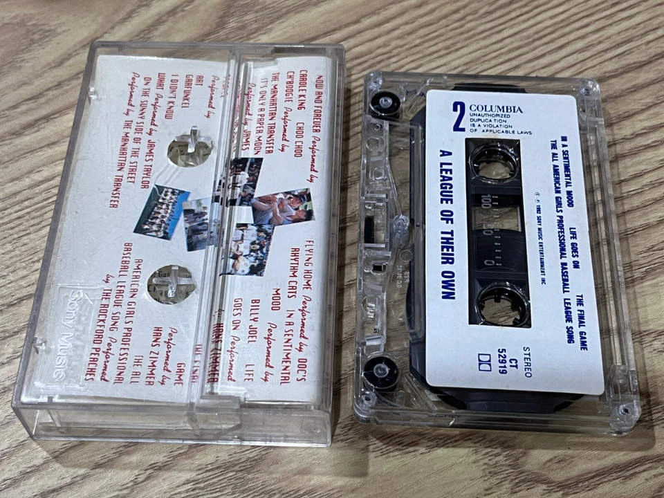 A League Of Their Own Original Soundtrack Movie Film 90s Cassette Tape (1992) - Image 2 of 4