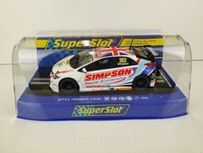 Slot SCX Scalextric Superslot H3915 BTCC Honda Civic Type R Matt Simpson N 303