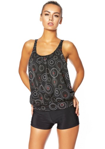 G) FIGURUMSPIELENDER DAMEN OVERSIZE TANKINI BIKINISLIP ODER HOTPANTS GR 38-66 - Bild 11 von 27