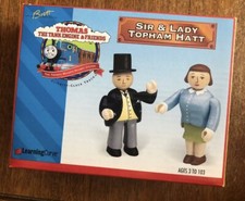 1997 Learning Curve Thomas Train Wooden Articulated Sir  Lady Topham Hatt NEW 