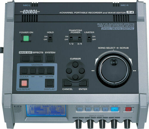 Roland R-44 Edirol MTR Field Recorder 4ch Portable Recorder Tested