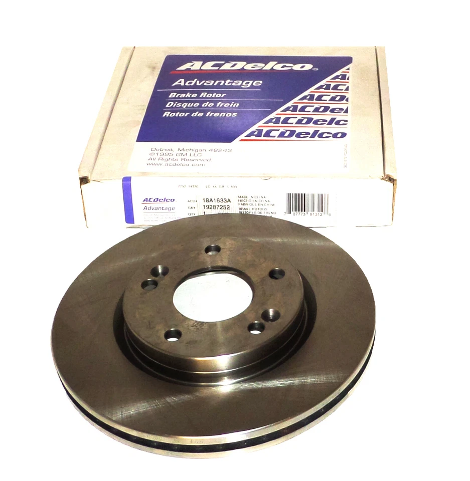2 Vented Front Brake Rotor 18A1633A ACDelco for 2001-2006 Hyundai Santa Fe - Image 4 of 4