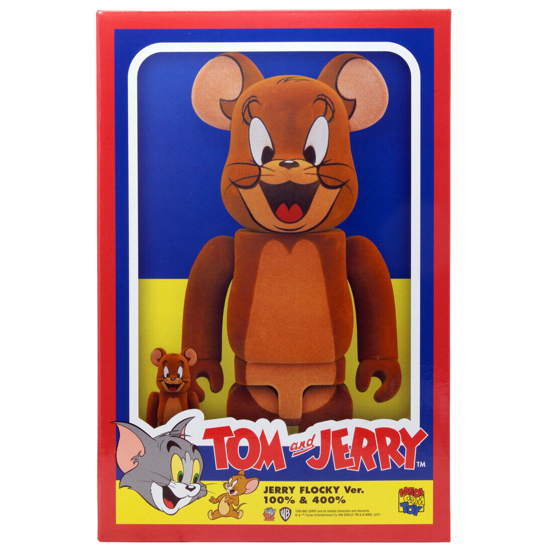 最安値通販 MEDICOM TOY Tom and Jerry Flocky 100% 400% Bearbrickの通販 by はっし's  shop｜メディコムトイならラクマ