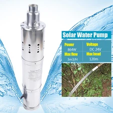 24V/48V DC Solar Water Pump Submersible Deep Well Pump Farm & Ranch Irrigation