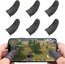 5-Pair Gaming Finger Sleeves – Anti-Sweat Touchscreen Gloves for Mobile Gaming