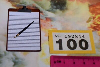 1/6 Scale WW II German Clip Board Pen For Dragon Dreams DID Action Figures Y100