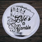 Life's A Gamble - 1 Troy Ounce - .999 Fine Silver - 1 Oz - Hand Poured Silver