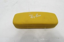 Ray Ban Gatto Yellow Hardshell Eyeglass Case Red Interior Clean