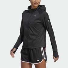 Size S- Adidas Women's Fast Running Jacket, Black.