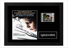 Edward Scissorhands Original Framed Film Cell Display Stunning Memorabilia + COA