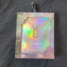 Super Cute Scorpio Astrology Necklace 18k Gold Plated Double Necklace Great Gift