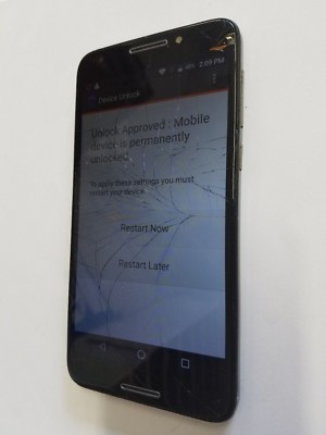 Alcatel A30 Fierce GSM 16GB Black Unlocked Smartphone Cellphone Metro PCS Phone
