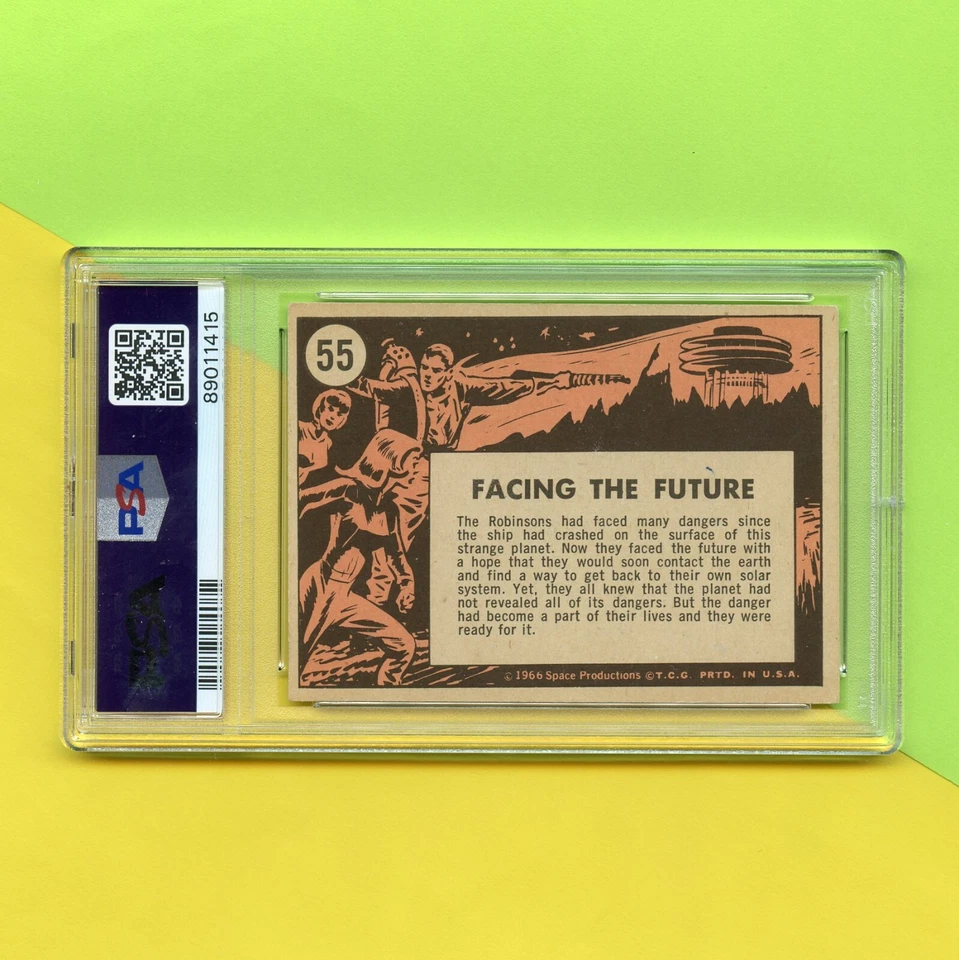 Original 1966 Lost in Space Trading card #55 PSA 4 - Image 2 of 3