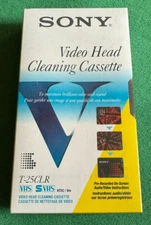 Sony VHS/SVHS Video Head Cleaner Cleaning Cassette T-25CLR NEW SEALED