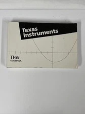 Texas Instruments TI-86 Graphing Calculator Owner's Manual Guidebook
