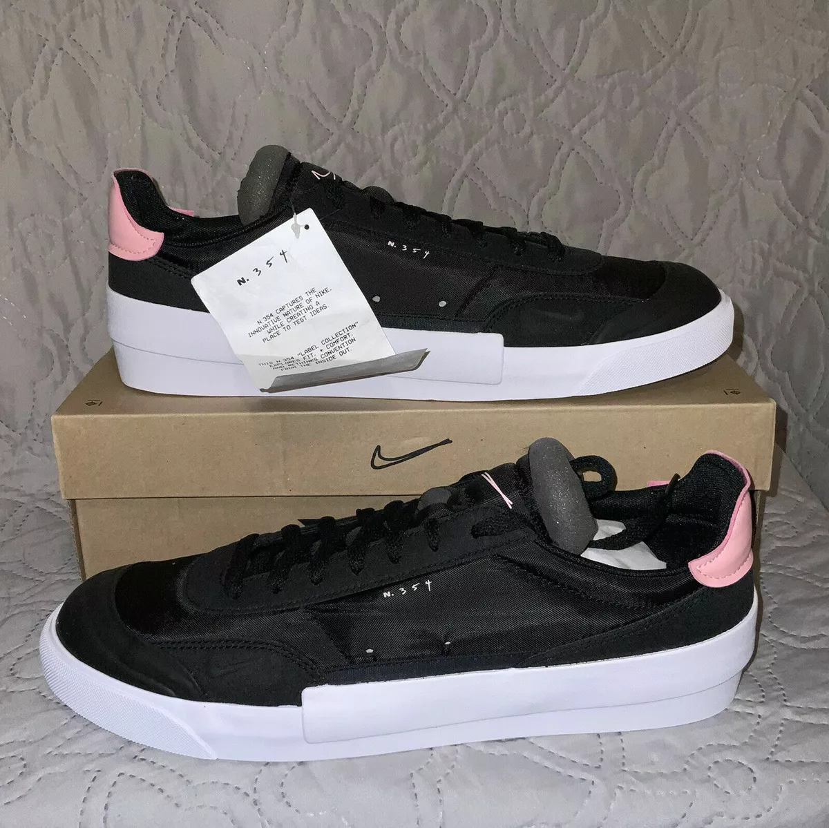 Nike Drop Type Black Pink AV6697 001 Men s Size 13 brand new nike