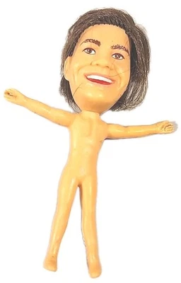 RARE Vtg 1967 Hasbro Showbiz Babies Monkees Mikey Dolenz No Clothes 4" Doll  - Image 1 of 4