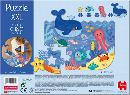 Goula - Puzzle XXL Océano, para niños a Partir de 2 años, puezle Educativo con P - Imagen 2 de 10