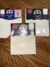 Creative World DMC AIDA Fabric 14 Count 14"x18" Needlework Lot Of 3