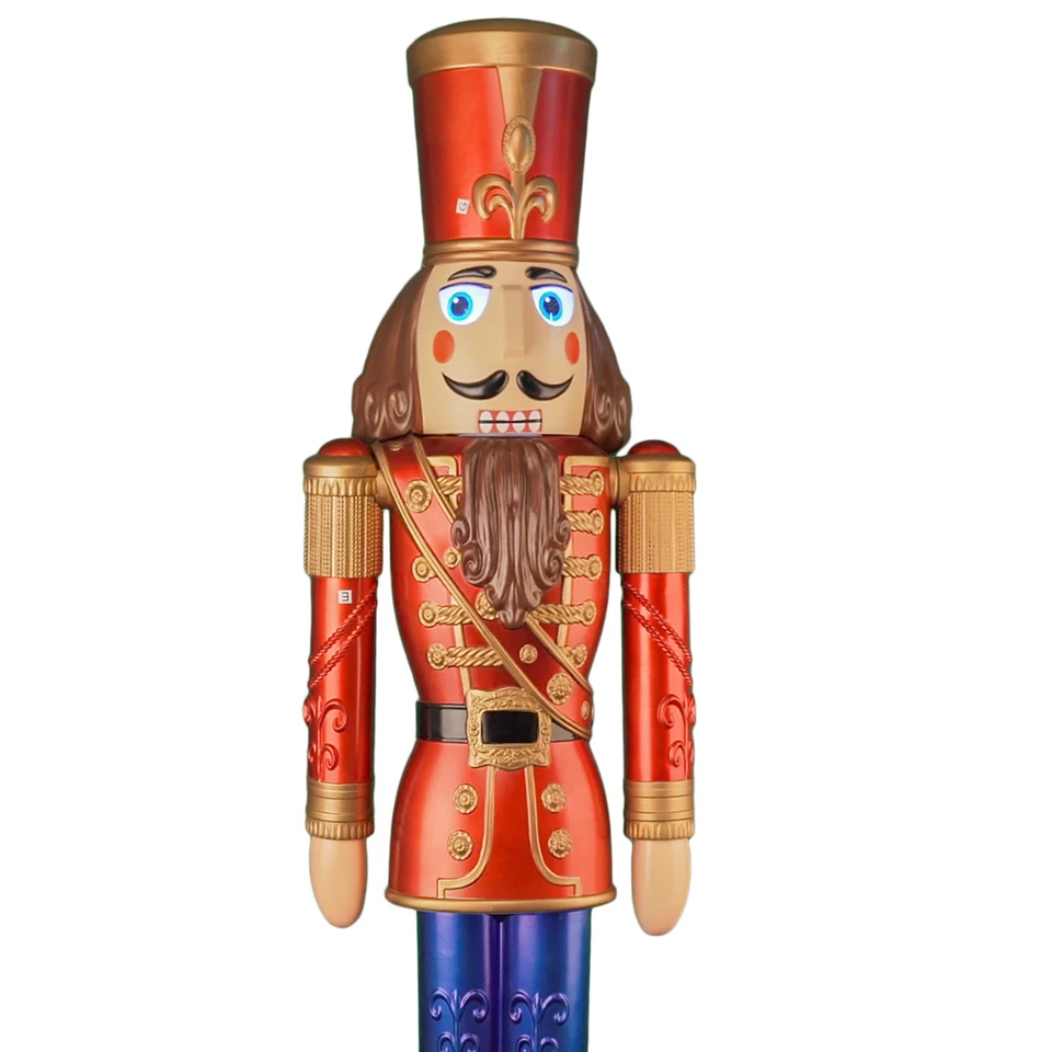 Animated Musical Life Size Christmas Nutcracker Prop – 6ft (185cm) - Image 2 of 2